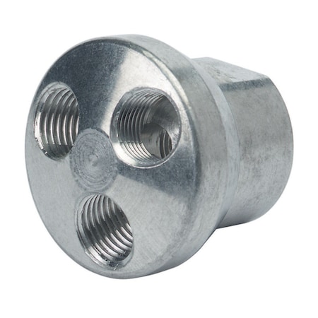 Tru-Flate Tru-Flate 3-In-One Brass 3-Way Manifold 1/4 in. 1 pc 41125